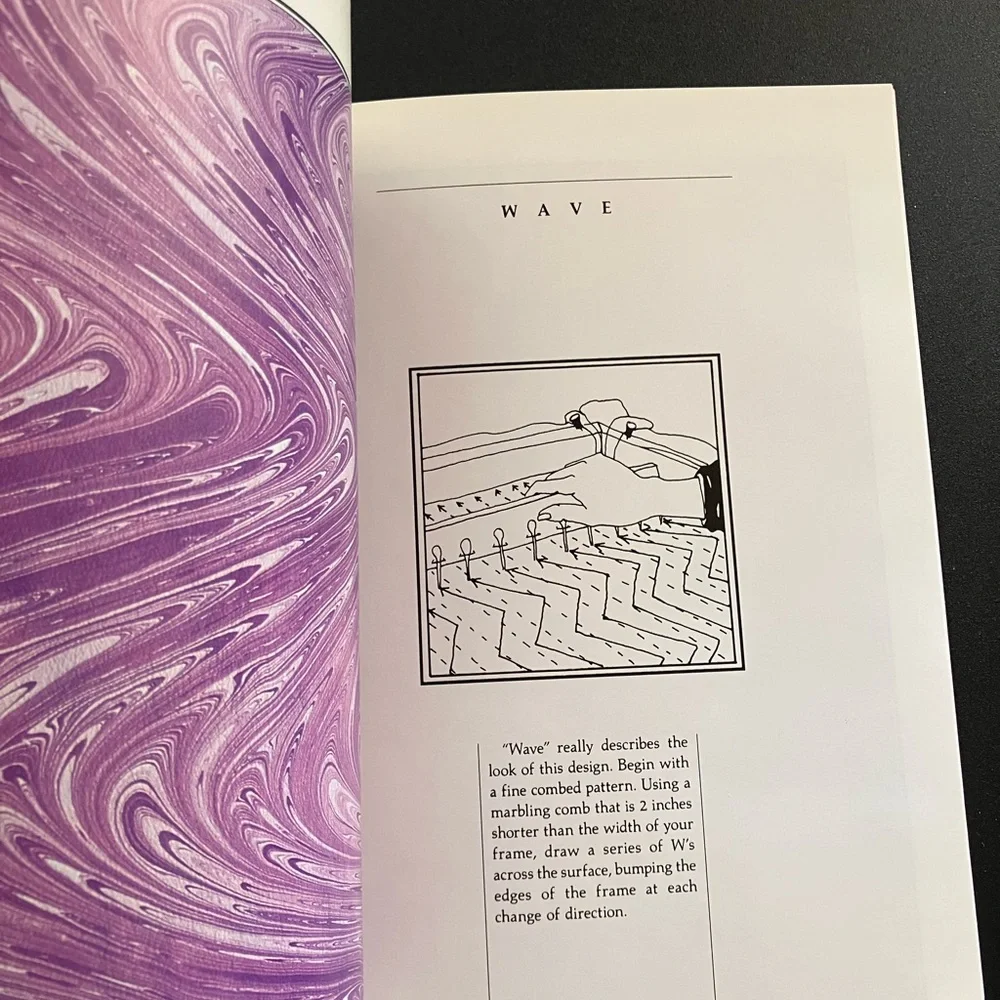 Marbling on Fabric Book Craft How To Upcycle Embellish Project Art Instruction